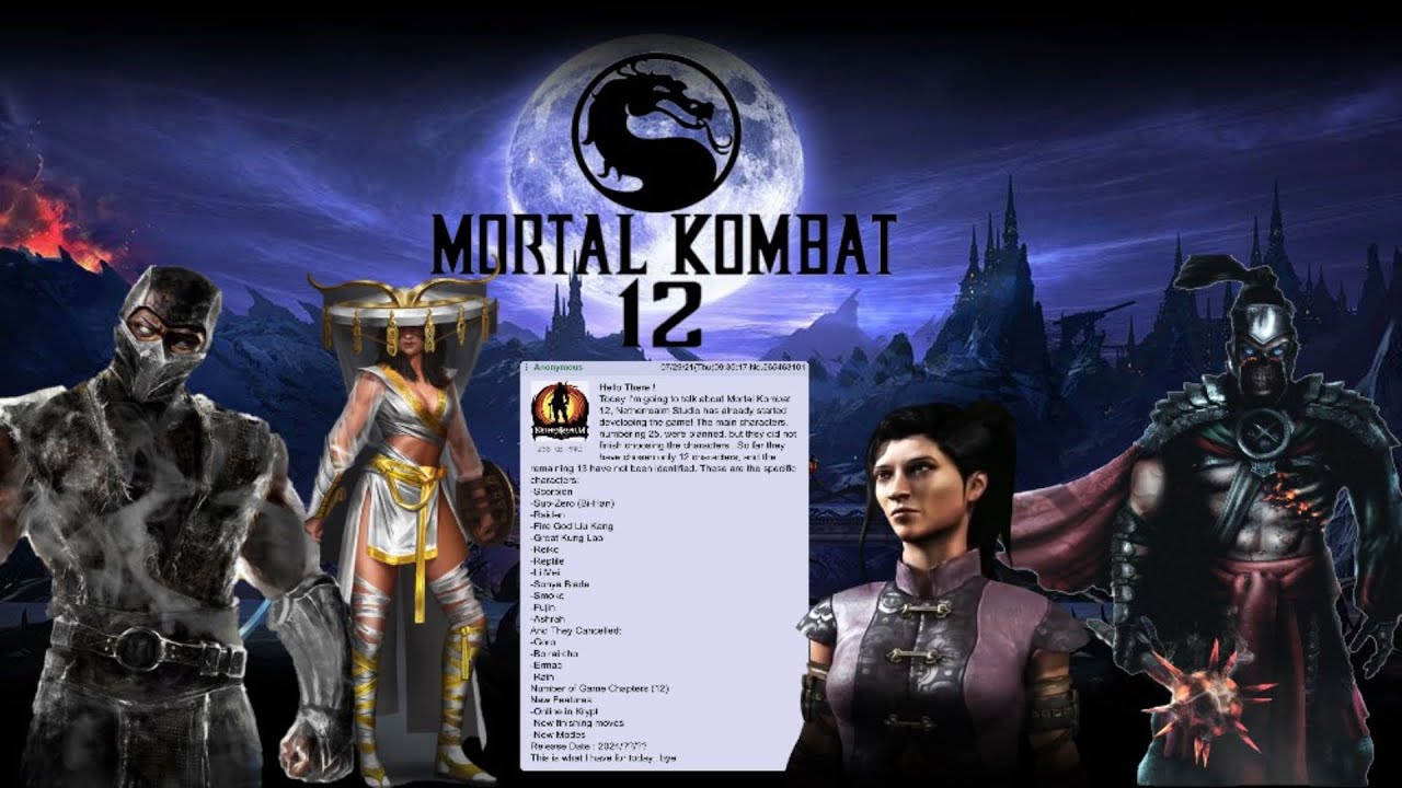 Mortal Kombat 12 release date, story, gameplay, leaks