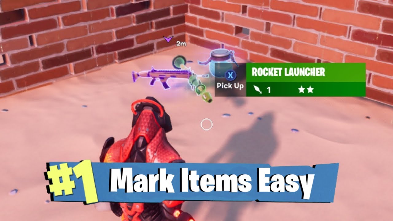 Mark an uncommon, Rare, & Epic Weapon - Fortnite Chapter 2 (Season 1)