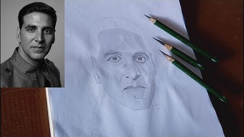 How To shad face || Akshay Kumar Droing || Shading tutorial ||Step by Step || by Gufran K Art