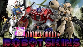 virtual droid 2 robot skins | virtual droid 2 para avatars | #virtualdroid2 #vd2skins screenshot 4