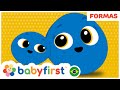 Aprenda as cores e as formas geometricas | Desenhos Educativos | BabyFirst Brasil