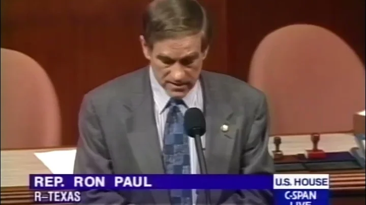 Ron Paul -  1998 - A Moral War is Defensive