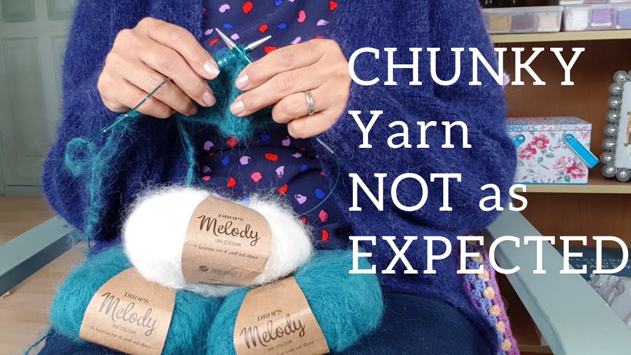 Толстая пряжа Drops Melody не такая, как ожидалось