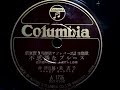 伴 淳三郎 &amp; 泉 友子  ♪不思議なブルース♪1953年 (名探偵アジャパー氏)より 78rpm record , HMV 101 phonograph