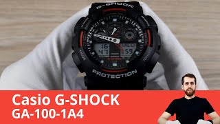 Обзор часов Casio G-SHOCK GA-100-1A4