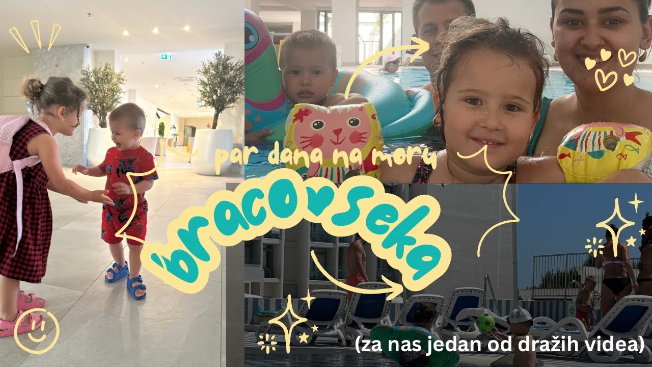 Braco i seka uživaju na moru | ovo je odmor samo za njih | vlog par dana 🌊