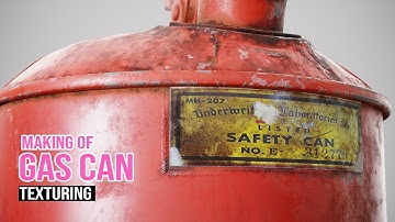 How To Create A Detailed 3d Prop For Games - Part 2 - Texturing in Substance Painter