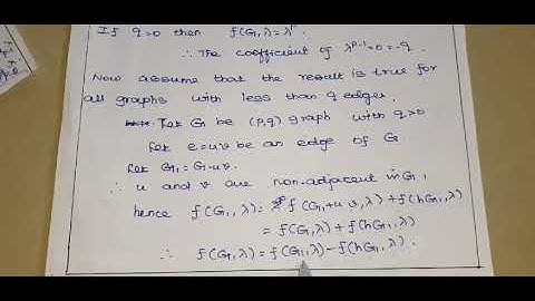 chromatic polynomial no of edges