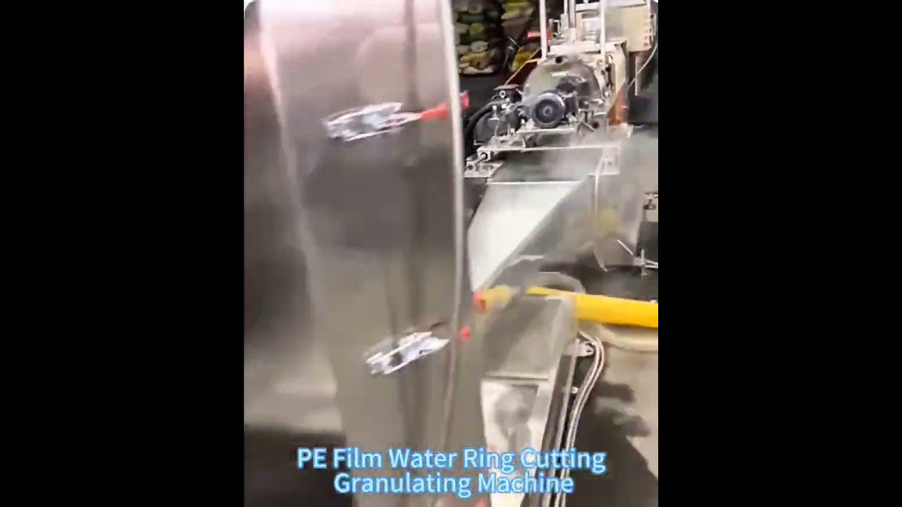 PE Film Water Ring Cutting Granulating Machine 