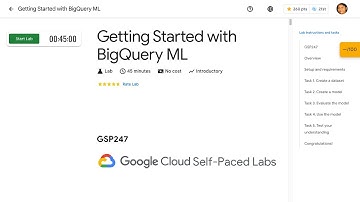 [2024] Getting Started with BigQuery ML GSP247