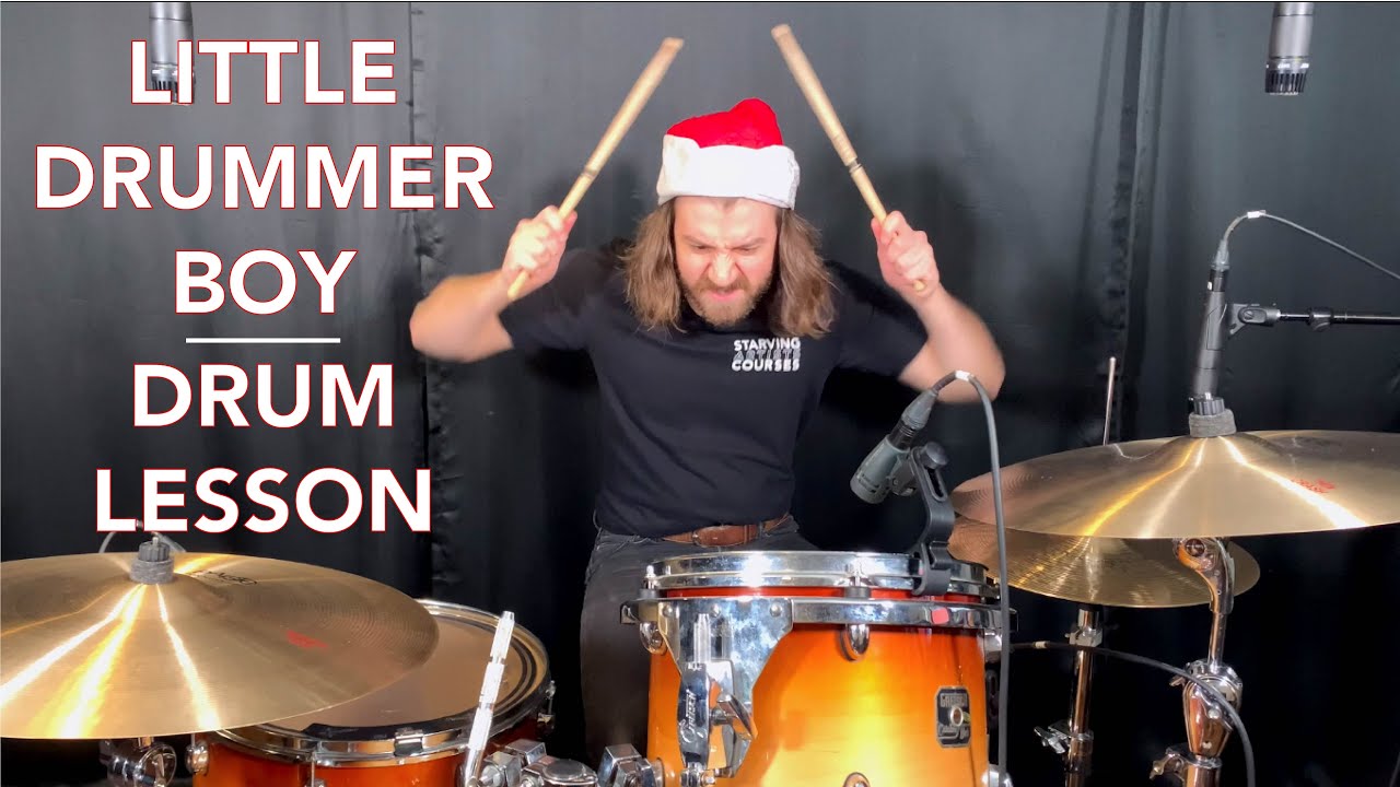 Little Drummer Boy Drum Lesson (Starving Artists Courses) YouTube