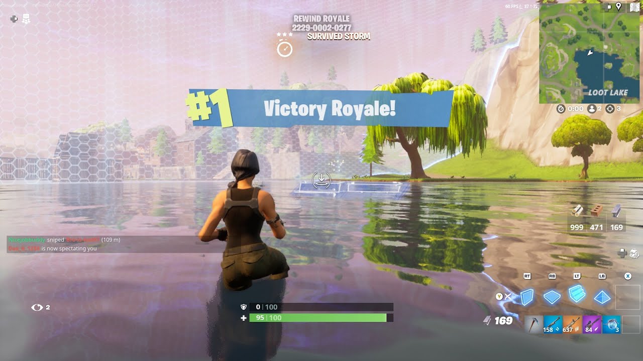 Season 1 Fortnite Win | Rewind Royale