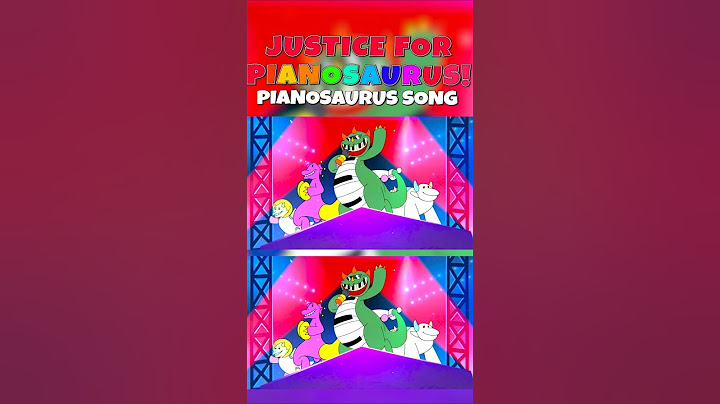 JUSTICE FOR PIANOSAURUS! (Pianosaurus Theme Song) Poppy Playtime Piano X Dinos Spot The Difference 🦖