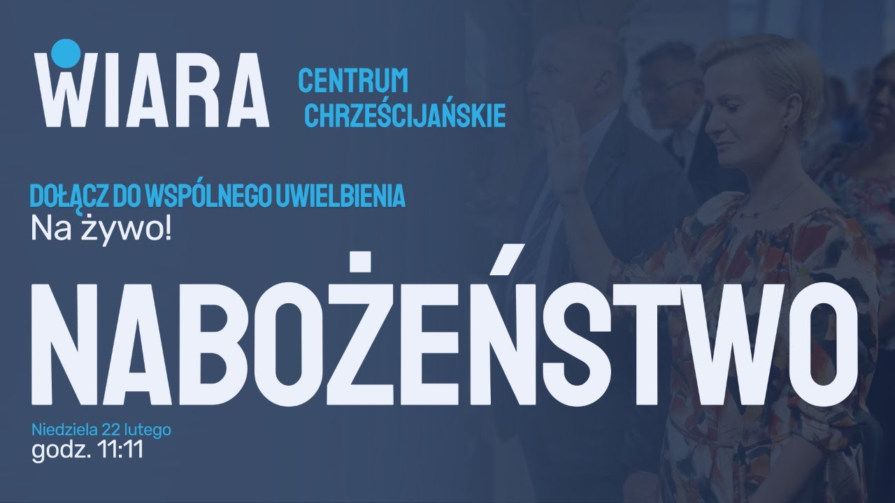 Spotkanie Niedzielne z Wiarą 22.02.2026 - głosi Agnieszka Krzewiniak