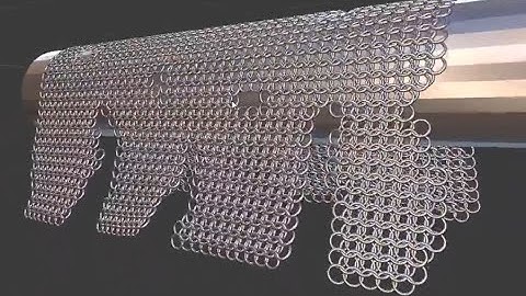 Easy Dynamic Chainmail in Blender 2.9
