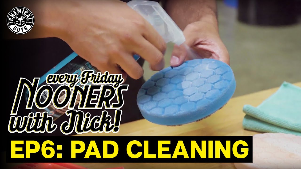 How To Clean Polishing Pads By Hand, Nooners With Nick Ep.6