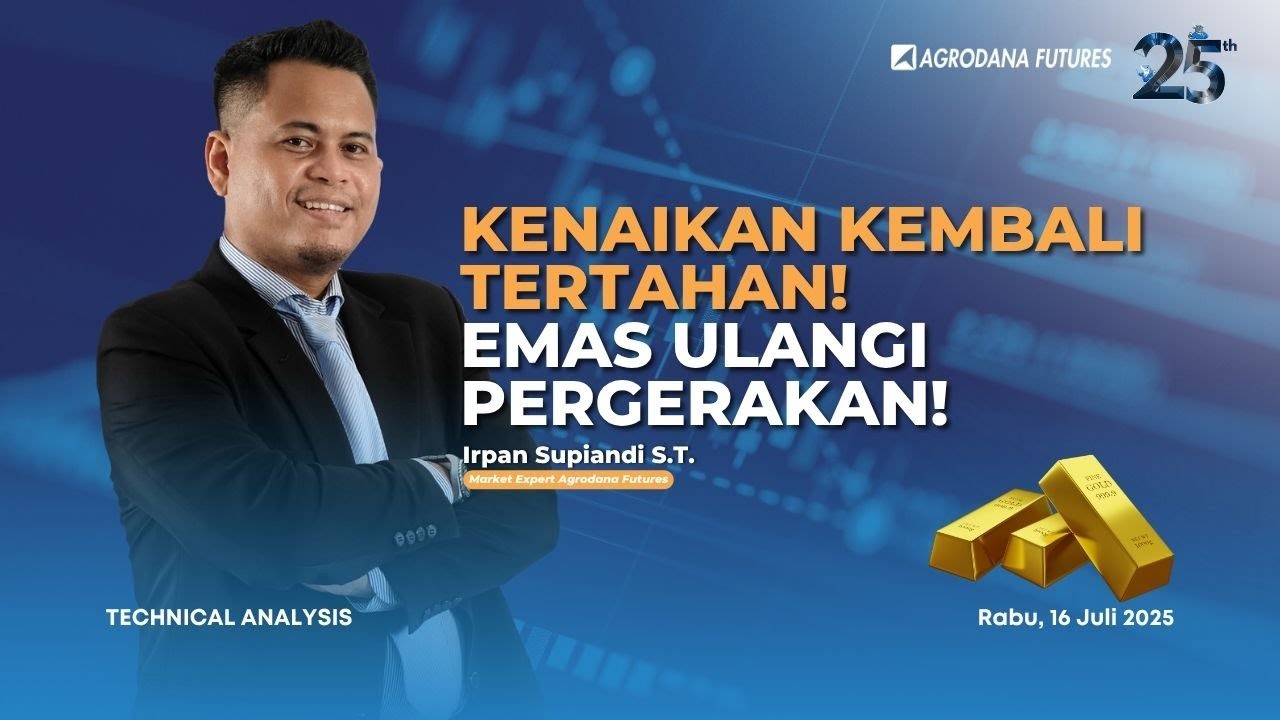 Kenaikan Kembali Tertahan! Emas Ulangi Pergerakan!-Teknikal Analysis 16 Juli 2025