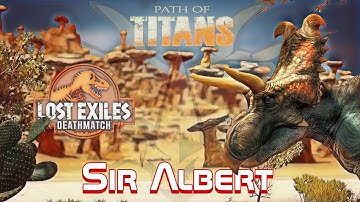 Path of Titans presents Sir Albert pvp