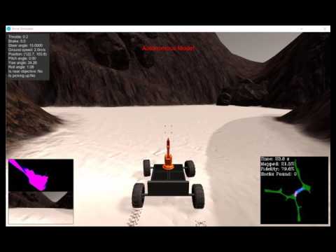Rover Simulator -  Autonomous Mode