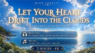 Let Your Mind Drift with the Clouds ☁️ 2 Hours of Peaceful Ocean Healing Music