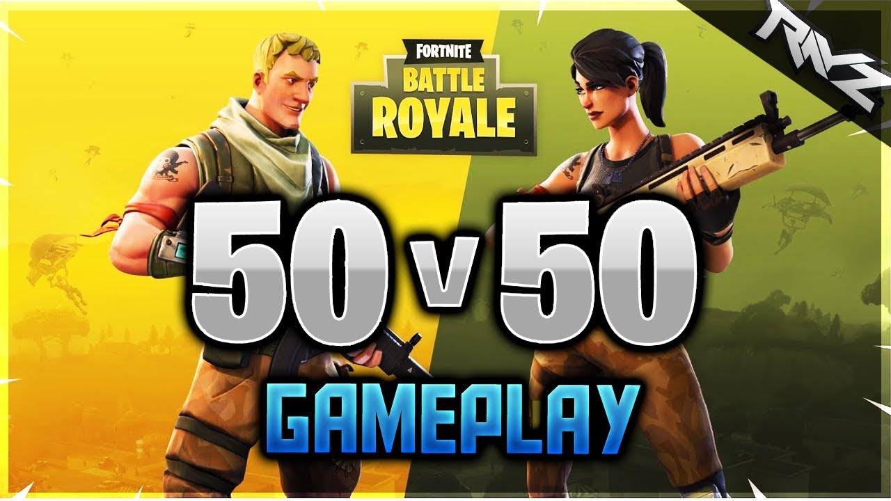 New Fortnite 50 vs 50 Gameplay! INSANE 50 vs 50 Mode Is LIVE NOW