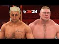WWE 2K24 - Cody Rhodes Vs Brock Lesnar EXTREME RULES MATCH (PS5)