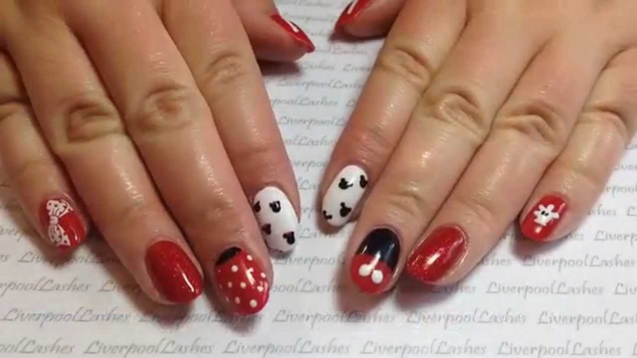 2. Cute Mickey and Minnie Nail Designs - wide 3