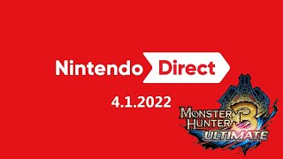 Nintendo Direct - 4.1.2022 | Monster Hunter 3 Ultimate Returns!