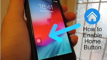 How to enable home button on an iPhone #iphone