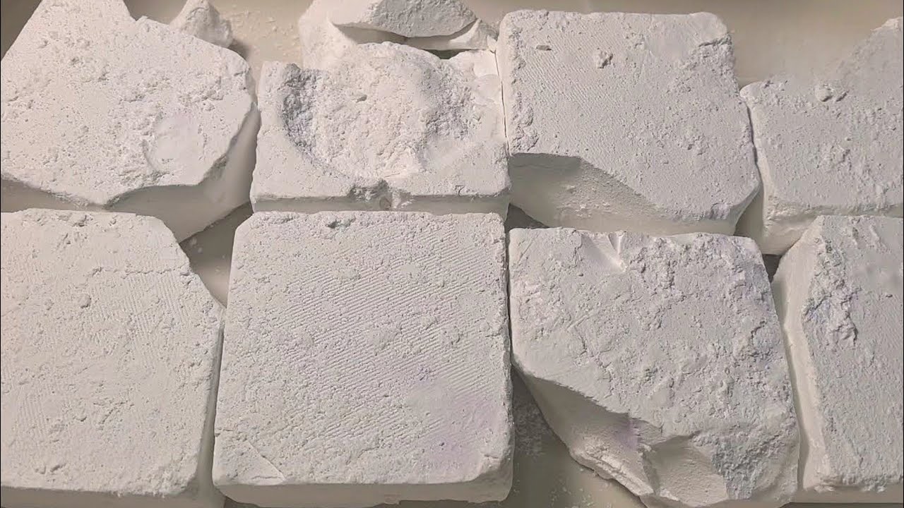 SOFT UNPOLISHED JUMBOS + CHALK BLOCKS CRUSH ASMR 🤍 ODDLYSATISFYING SLEEPAID ASMR 