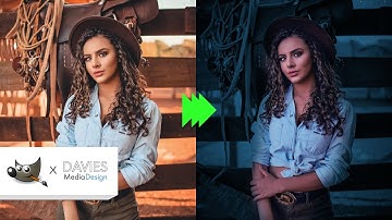 Day Photo ☀️ to Night Photo 🌑 Image Manipulation in GIMP