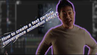 How to create a text particle convergence animation effect.#edit 