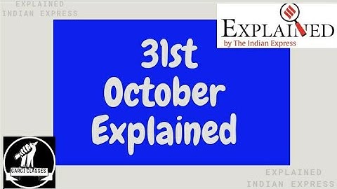 31st October 2020 | Gargi Classes Explained Analysis