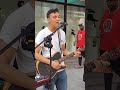 Busker plays FAST CAR by Tracy Chapman #guitar #busking #busker #singer #shorts