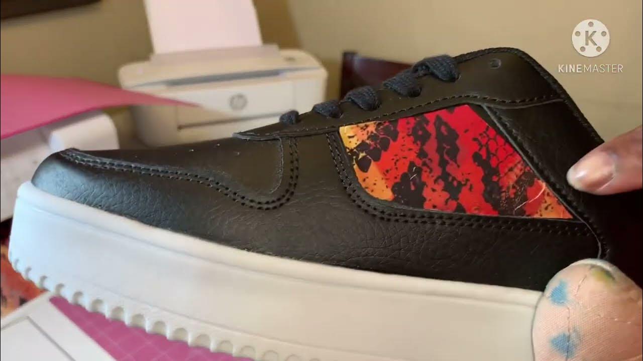 TikTok Walmart Shoes DIY how to put pictures on shoes YouTube