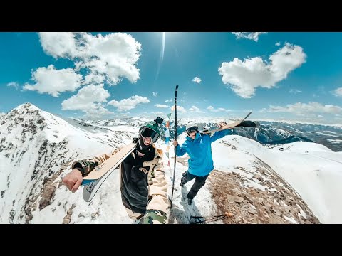 Skiing the East Wall Chutes at Arapahoe Basin