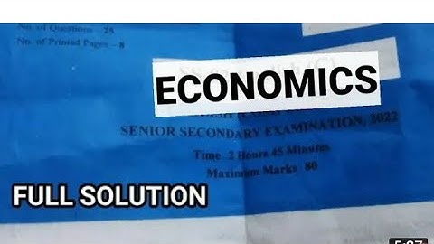 economic paper solution 2022 Rbsc class 12th//economic paper answer key 2022//eco. paper solution