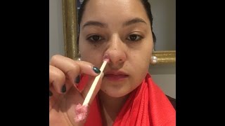 How to remover nose hair with hard wax , for men and woman