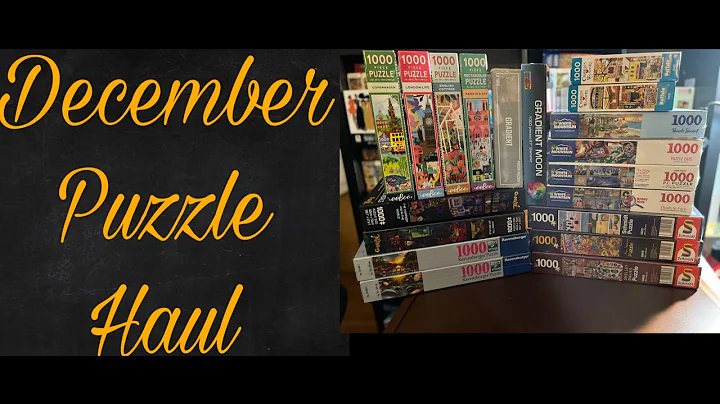 Puzzles - My December Haul #jigsawpuzzle #puzzlehaul