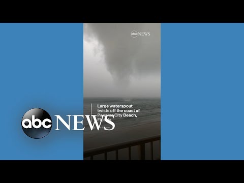 Waterspout seen off coast of florida