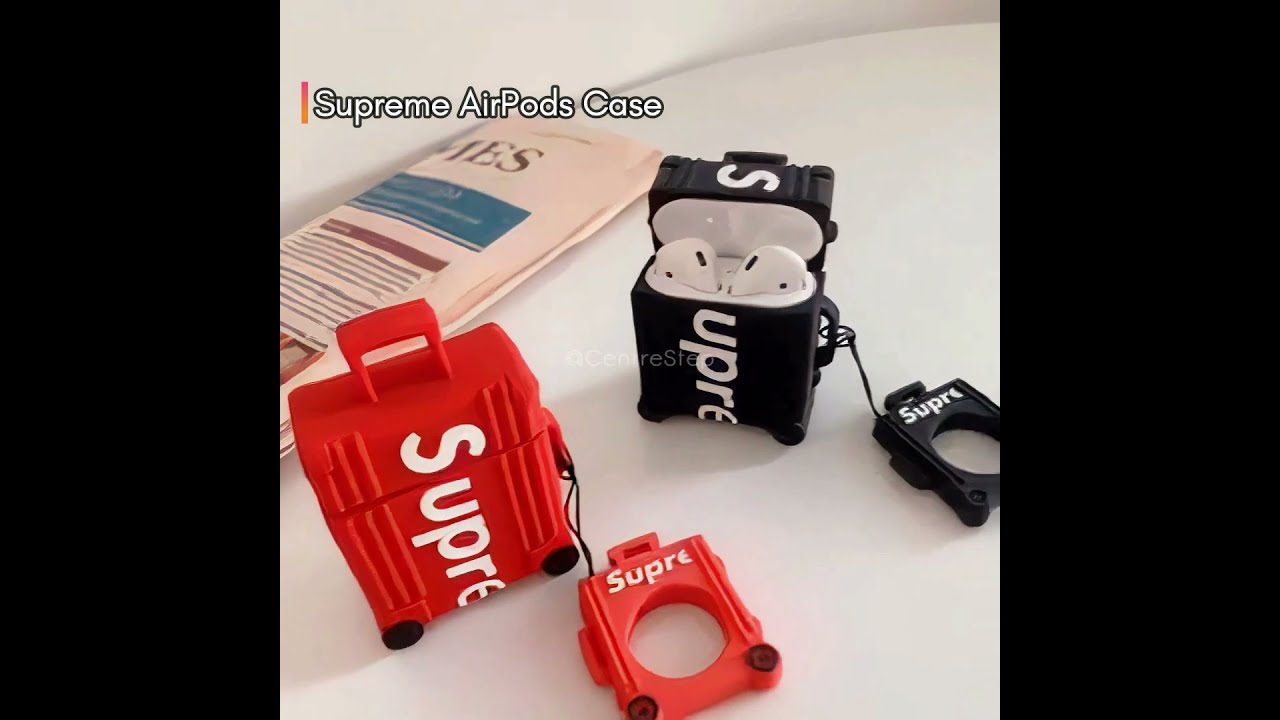 supreme airpods pro case