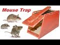 DIY Simple Rat Trap from Wooden | How To Catch A Mouse | Simple Mouse Trap That Work 100% - Easy Way