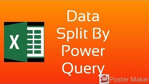 แยกข้อมูลในคอลัมภ์ด้วย power query