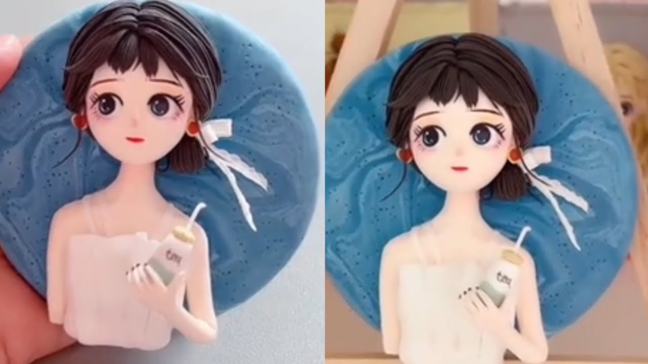 How to make clay doll step by step | Clay World | Clay art ideas - YouTube