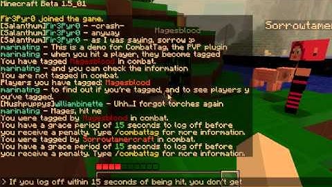 CombatTag PVP Plugin demo (Bukkit 740)