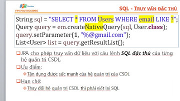 java4 Bài 6.3 Hướng dẫn sử dụng JPQL, SQL, Stored Proc JPA 03