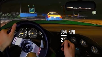 GTA V Steering Wheel & Manual Transmission Mod Test #3 | Logitech G27