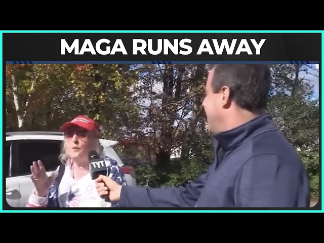 Trump Supporters RUN AWAY From Interview!