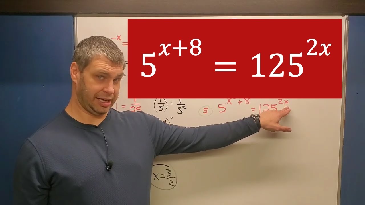 How to Solve Exponential Equations - YouTube