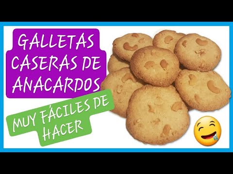 Video: Galletas Cremosas De Anacardos